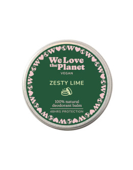 Deodorant natural cu lime Zesty Lime 35g, WLTP